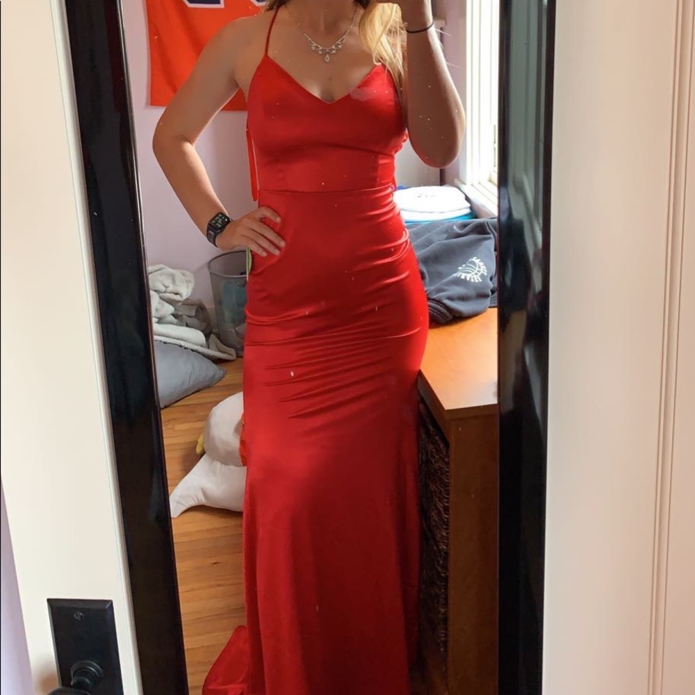 Bright Red Prom Dress- new with tags